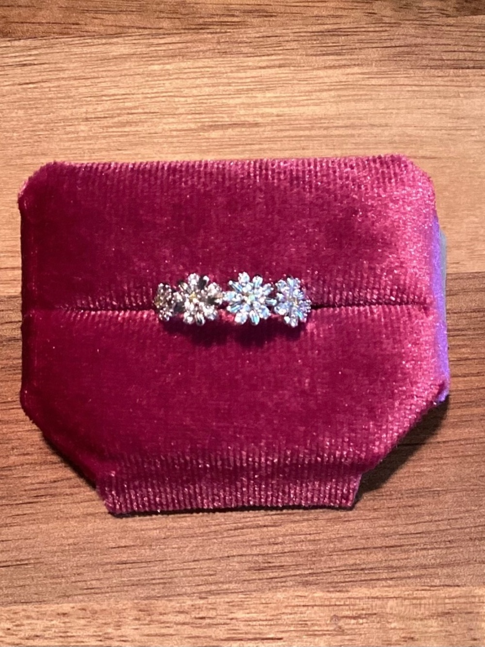Sterling silver with Diamonique stones